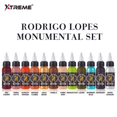 Тату-краска Xtreme Ink Rodrigo Lopes Monumental Set (12 пигментов)