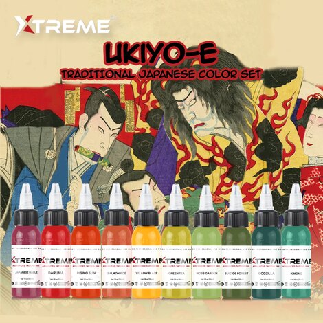 Ukiyo-E Traditional Japanese Color Set