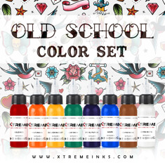 Тату-краска Xtreme Ink Old School Color Set