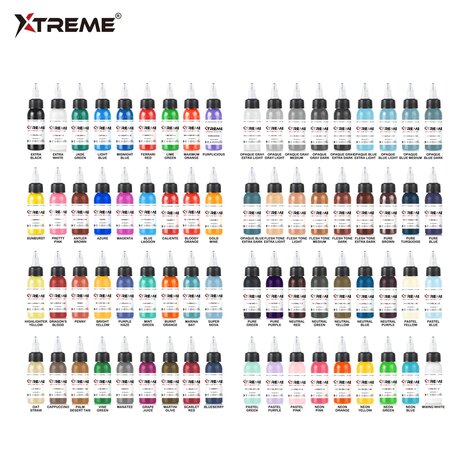 Краска Xtreme Ink 72 Color Studio Set