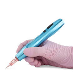 Машинка для татуажа Mast P20 Tattoo Wireless Pen Machine With 2.5mm Stroke (Blue)