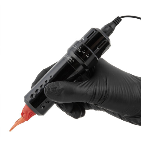 Mast Flip Rotary Tattoo Pen Machine 2.6-4.0mm (black)