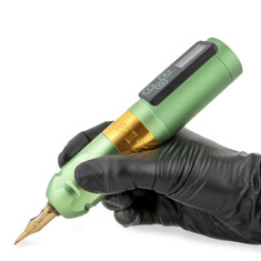 Тату машинка Ambition Vibe Green + Gold
