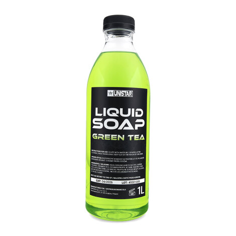 Средство дезинфекции Жидкое зеленое мыло Unistar Green Tea - 1 литр