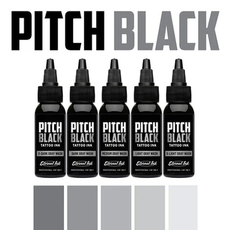 Краска Eternal Pitch Black Gray Wash Set