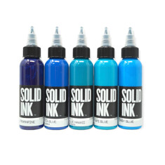 Краска Solid Ink Blue Set 5 Colors (5 пигментов)
