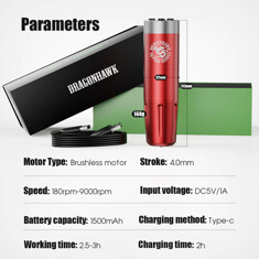 Тату-машинка Mast Rotary Machines Dragonhawk X8 Frequency Wireless