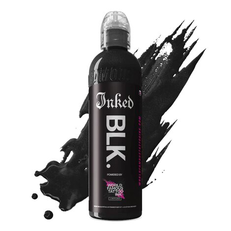 Краска World Famous Tattoo Ink Inked Black