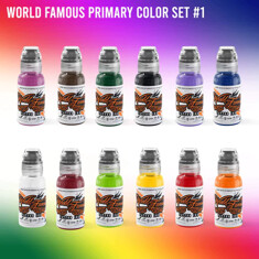 Краска World Famous Tattoo Ink 72 Bottle Color Set