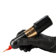 Тату машинка Ambition Seher Adjustable Stroke 2.2 - 4,2 мм - Gold (34мм)