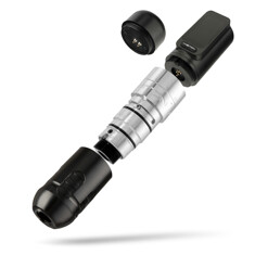 Тату машинка Ambition Seher Adjustable Stroke 2.2 - 4.2 мм - Silver (34мм)