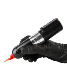 Тату машинка Ambition Seher Adjustable Stroke 2.2 - 4.2 мм - Silver (34мм)