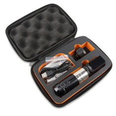 Тату машинка Ambition Seher Adjustable Stroke 2.2 - 4.2 мм - Silver (34мм)