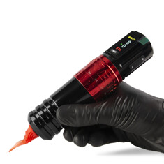 Тату машинка Ambition XNET Vipera Adjustable Stroke Wireless Red