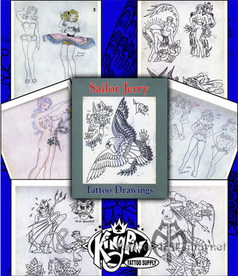 Книги, скетч-буки Sailor Jerry Tattoo Drawings