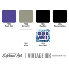 Краска Eternal Vintage Ink Set (18 пигментов)
