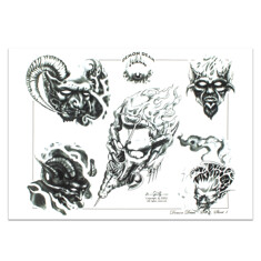 Книга/скетч-бук Demon Dean Flash Set №1 (5 листов)