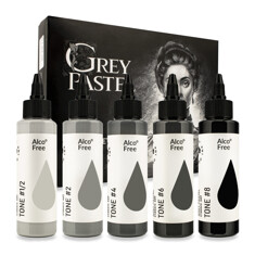 Тату-краска Gallery Ink Grey Pastel Classic Set