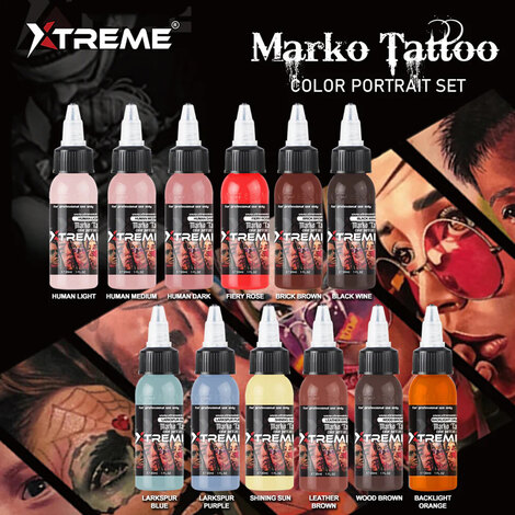 Краска Xtreme Ink Fiery Rose - Marko Color Portrait