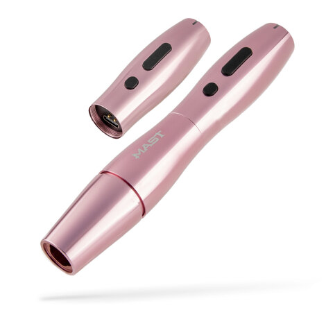 Машинка для дермопигментации Mast P20 Tattoo Wireless Pen 2.5мм (Pink) + аккумулятор