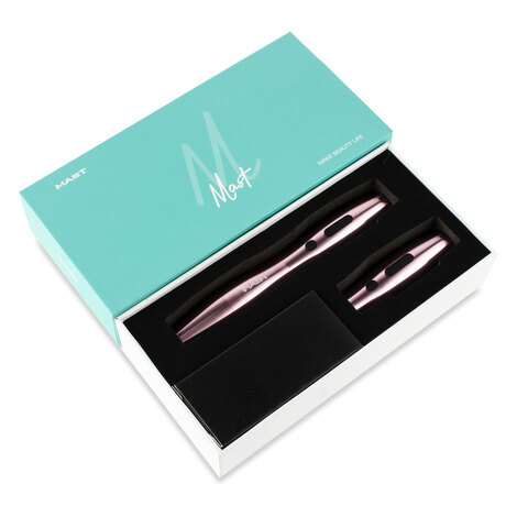 Машинка для дермопигментации Mast P20 Tattoo Wireless Pen 2.5мм (Pink) + аккумулятор