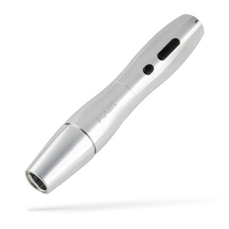 Машинка для дермопигментации Mast P20 Tattoo Wireless Pen 2.5мм (Silver) + аккумулятор