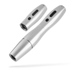 Машинка для татуажа Mast P20 Tattoo Wireless Pen 2.5мм (Silver) + аккумулятор
