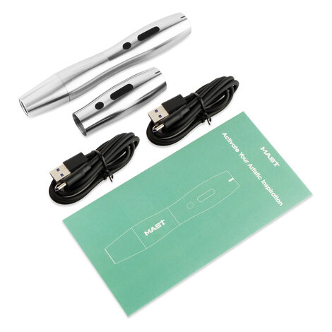 Mast P20 Tattoo Wireless Pen 2.5мм (Silver) + аккумулятор