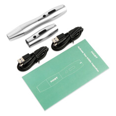 Машинка для татуажа Mast P20 Tattoo Wireless Pen 2.5мм (Silver) + аккумулятор