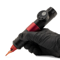 Тату-машинка Mast Rotary Machines Aion Wireless Tattoo Machine Black / Red 4.0мм + аккумулятор