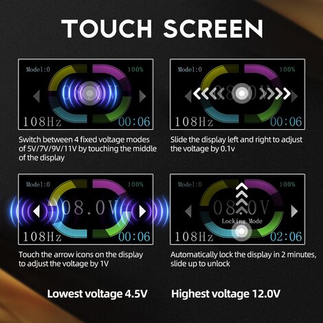 Машинка для дермопигментации Touch Screen Wireless (2400мАч)