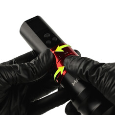 Тату-машинка Mast Rotary Machines Fold 2 Pro Wireless (Black-Red) - 2 держателя