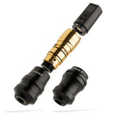 Тату-машинка Mast Rotary Machines Fold 2 Pro Wireless (Black-Gold) - 2 держателя