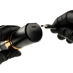 Тату-машинка Mast Rotary Machines Fold 2 Pro Wireless (Black-Gold) - 2 держателя
