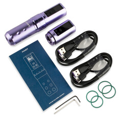 Тату-машинка Mast Rotary Machines Fold 2 Pro Wireless (Purple) + доп аккумулятор