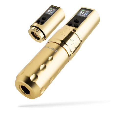 Тату машинка Mast Fold 2 Pro Wireless (Gold) + доп аккумулятор