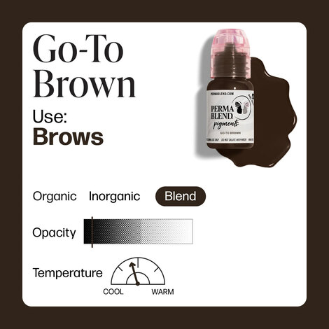 Пигмент Perma Blend Supreme Brow Trio - Go-To Brown