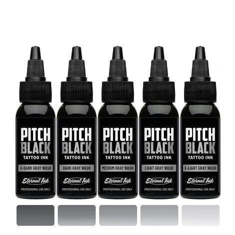 Краска Eternal Pitch Black Light Gray Wash