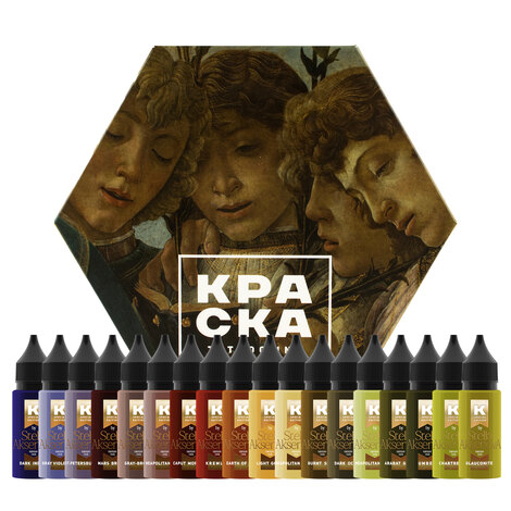 Пигмент КРАСКА Tattoo Ink Сет Живописный от Стеллы Аксеновой