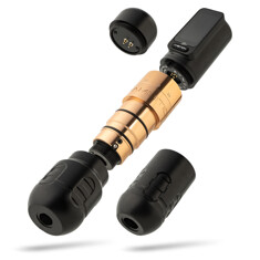 Тату машинка Ambition Seher Adjustable Stroke (2.2 - 4.2мм) - Gold (42мм)