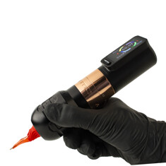 Тату машинка Ambition Seher Adjustable Stroke (2.2 - 4.2мм) - Gold (42мм)