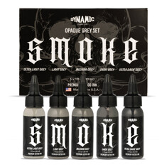 Краска Dynamic Colors Smoke Opaque Greys Set (5 пигментов)