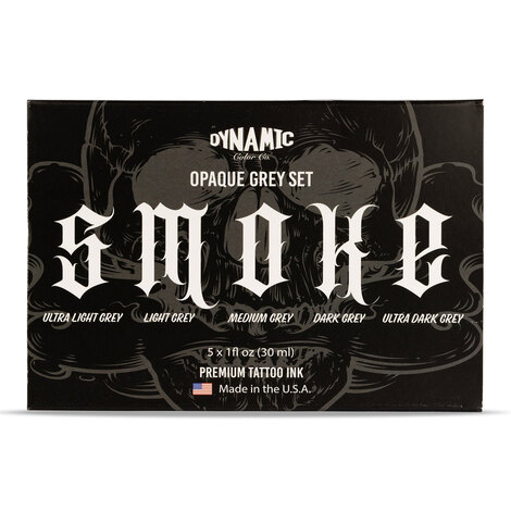 Краска Dynamic Colors Smoke Opaque Greys Set (5 пигментов)