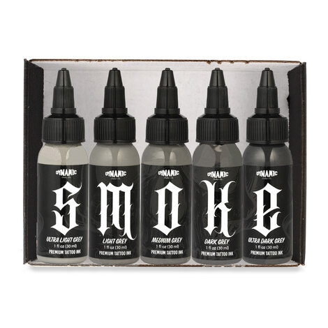 Краска Dynamic Colors Smoke Opaque Greys Set (5 пигментов)