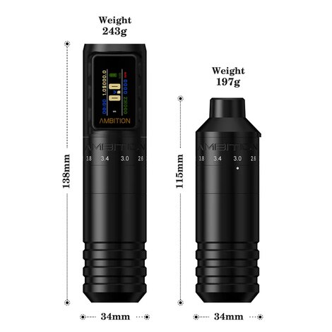 Тату машинка Ambition Ambition Paco 2 (2.2 mm - 4.2 mm)