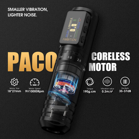 Тату машинка Ambition Ambition Paco 2 (2.2 mm - 4.2 mm)