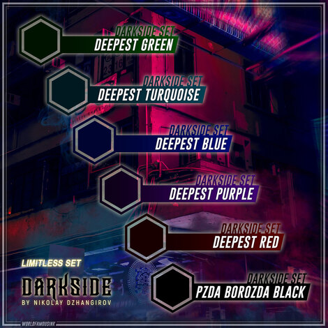 Пигмент на распродаже Nikolay Dzhangirov Darkside Limitless Set - Deepest Purple - ГОДЕН до 12.2025