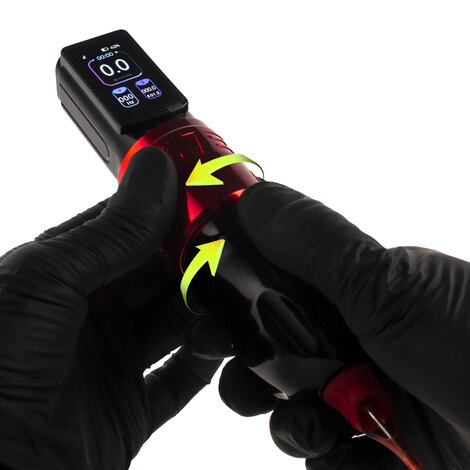 Тату машинка Ambition XNET Titan 270 5.0мм + 4.0мм - Red