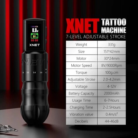 XNET T2 2.2мм - 4.2мм - Black
