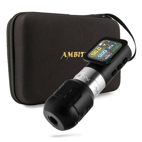 Тату машинка Ambition Zetton Pro 4.0мм + 3.5мм - Silver